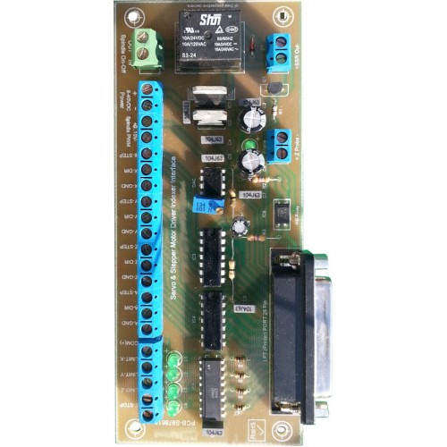 5 Eksen LPT Eksen Kontrol Kartı 600 Mhz + PWM Out 